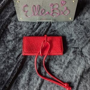 NWOT Gorjana Orange /Coral/Red Clutch Wallet/ Purse